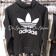 【Dr.Shoes 】現貨 Adidas Originals 男裝 黑白 棉質 大學T 帽T 連帽T恤 AB8291