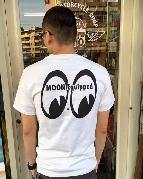 (I LOVE樂多)MOON Classic Eyeshape Logo T桖 CHOPPER old school