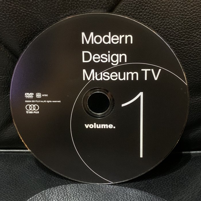 【一手收藏】Modern Design Museum TV ❶，日本國內版，購於東京，日本BS2004發行，保存良好。