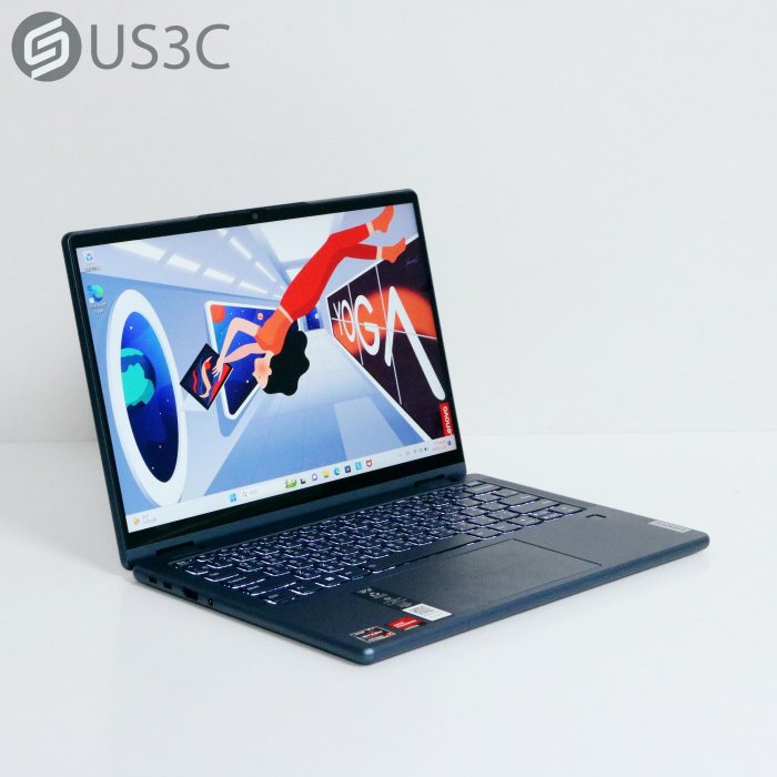 【US3C-青海店】聯想 Lenovo Yoga 6 13ABR8 13吋 FHD+ 觸控螢幕 R7-7730U 16G 512G SSD 二手筆電 原廠保固內