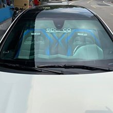 ☆光速改裝精品☆SPARCO 前擋 玻璃 遮陽簾 遮陽板 隔離紫外線 汽車前檔遮陽 防止車內飾板過熱變形