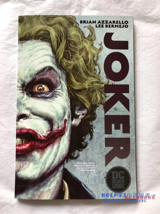 中譯圖書→現貨特價 原版DC入門經典漫畫 小丑黑標版 Joker Black Label