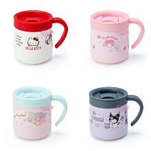 ♥小花花日本精品♥ Hello Kitty美樂蒂雙子星酷洛米保溫保冷不鏽鋼馬克杯保溫杯茶杯水杯附蓋11605201