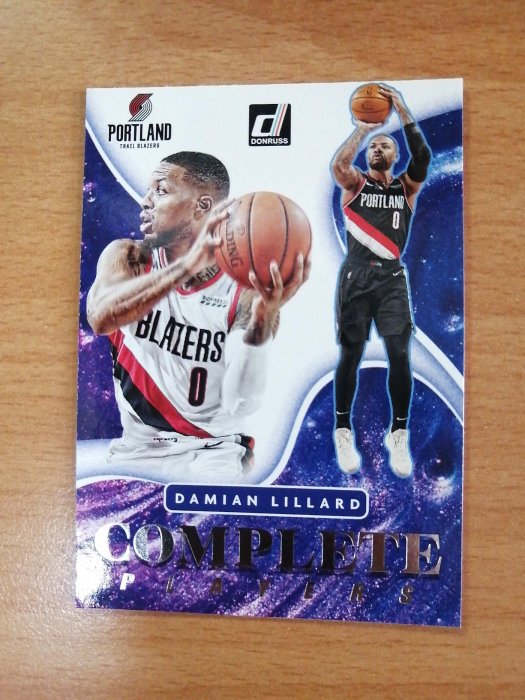 2021-2022 panini Donruss basketball Damian Lillard COMPLETE特卡