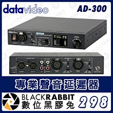 數位黑膠兔【 Datavideo AD-300 專業聲音延遲器 】混音 等化器 濾波器 音效處理 XLR非平衡 RCA