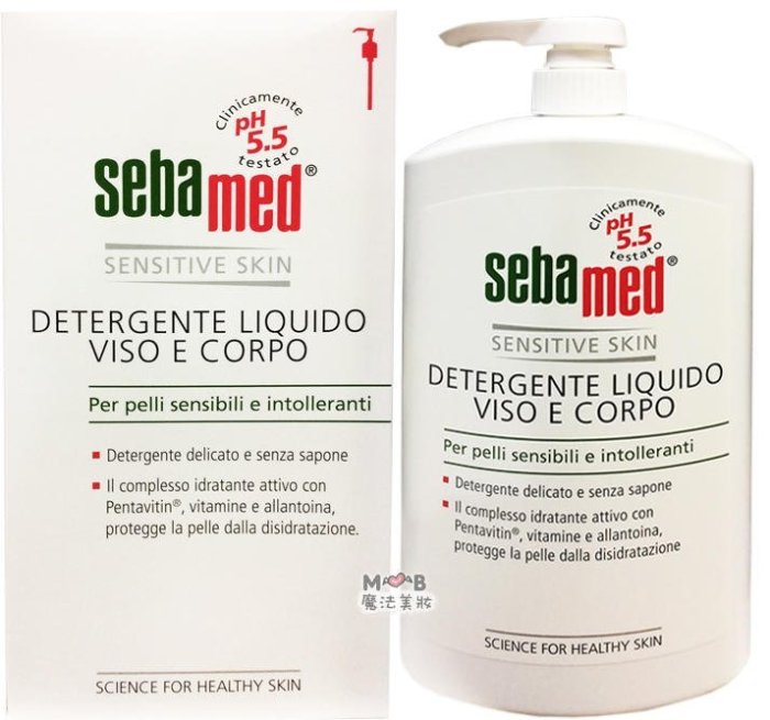 ❤ Sebamed 施巴 潔膚露 敏感肌沐浴乳 1000ml (有壓頭) Detergente Liquid