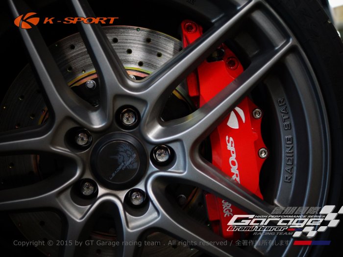 德朋國際 / POLO 6R 專用 K-SPORT 鍛造八活塞卡鉗組330x32mm