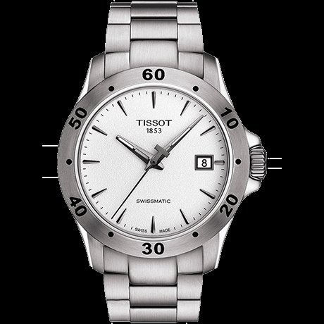 Tissot 天梭V8系列鋼帶自動機械男腕錶 T1064071103101