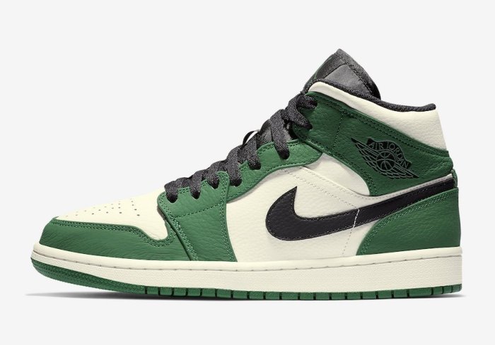 NIKE Jordan 1 Mid Pine Green 852542-301 代購附驗鞋證明| Yahoo奇摩拍賣