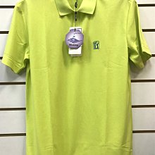 藍鯨高爾夫 PGA TOUR 男短袖素色POLO衫 #1116201251-43-M(綠）