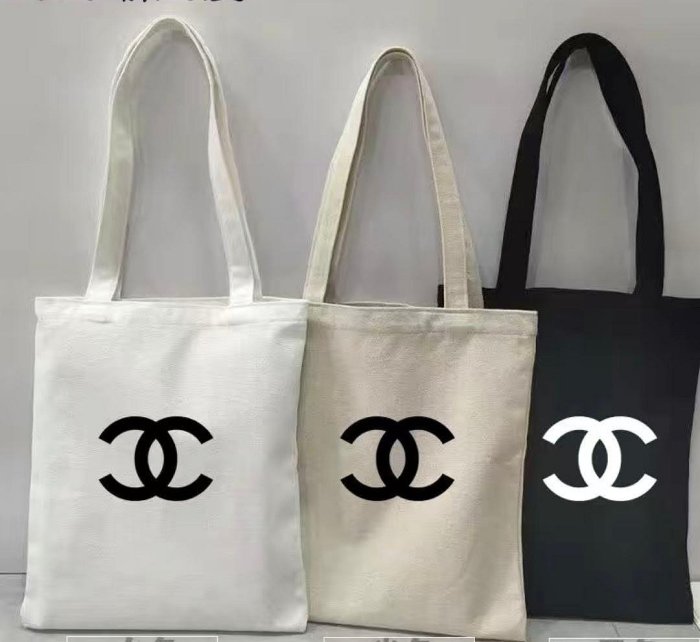 VIP限量積分贈品禮 Chanel 香奈兒 帆布包 托特包 肩背包 手提包 環保購物袋 方便實用 好氣質 帆布環保袋 購物袋 手提袋 方便包 