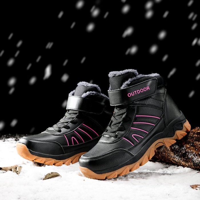 實力熱銷秋冬新款大碼時尚高幫棉鞋女保暖舒適防滑耐磨雪地靴