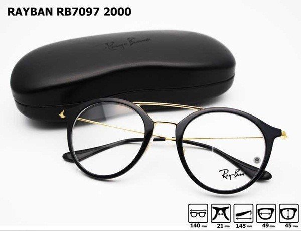 [P S]三號五樓 全新正品  Ray Ban 雷朋 RB7097 RB 7097 復古膠框+金屬框 眼鏡  多色