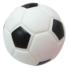 【🐱🐶培菓寵物48H出貨🐰🐹】寵物啾啾叫玩具球-足球(大) 直徑11cm 特價59元/顆