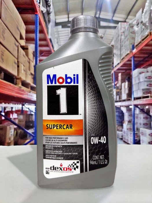 『油工廠』Mobil 1 SUPERCAR 0W40 合成 機油 美系/日系車款 946ML dexosR