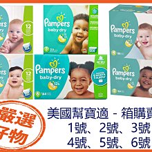 * 現貨Pampers 幫寶適紙尿布 美幫 尿片 BabyDry 1號 2號 3號 4號 5號 6號【PA0004】