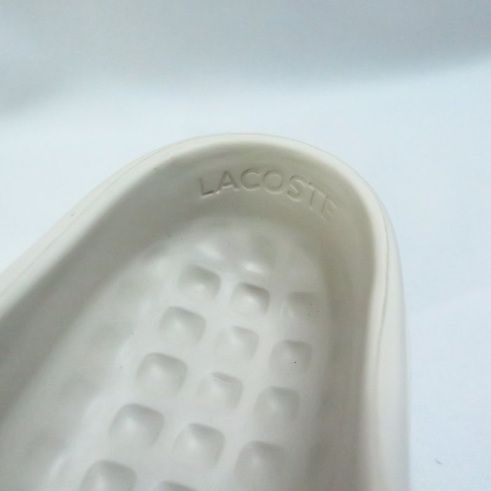 LACOSTE Serve Slide 3.0 男款 防水拖鞋 45CMA000418C 淡灰米白【iSport愛運動】