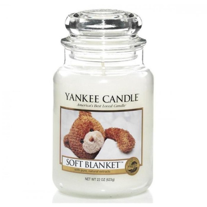 【魔法美妝】 Yankee Candle 香氛蠟燭 623g 熊寶寶 熊寶貝Soft Blanket