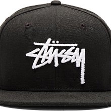 【日貨代購CITY】STUSSY STOCK NEW ERA 定番 草寫 刺繡 棒球帽  黑色 現貨