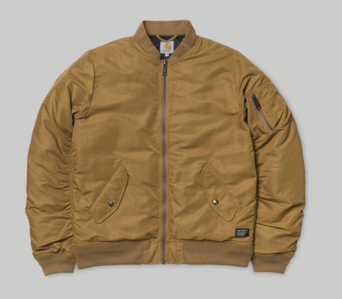 Carhartt WIP Ashton Bomber Jacket 飛行外套大地黃土色男生XS號