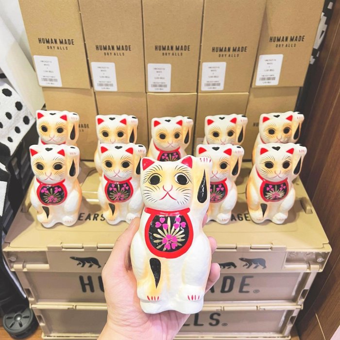 【希望商店】HUMAN MADE LUCKY CAT HARIKO FIGURE 22SS 人間製 招財貓