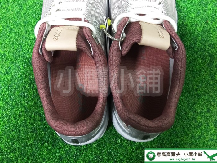 [小鷹小舖] ECCO GOLF BIOM HYBRID3 12550351404 高爾夫 女仕球鞋 軟釘 防水皮革