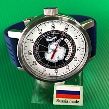( 格列布 ) 俄國  12 小時* 只有一支針  !!!  南極企鵝   系列 ( 50 mm ) ( 龍頭在左邊 )