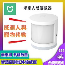 【台灣現貨24H寄出】米家門人體傳感器 人體感應 感應器 感知器 App智能管理控制 需搭配小米智能網關