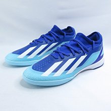 ADIDAS ID9341 X CRAZYFAST. 3 男女室內足球鞋 皇家藍【iSport愛運動】