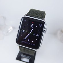 錶帶屋 特價優惠AppleWatch38mm 40mm 42mm 44mm蘋果錶代用直身尼龍錶帶帆布錶帶帆布帶 含連接器