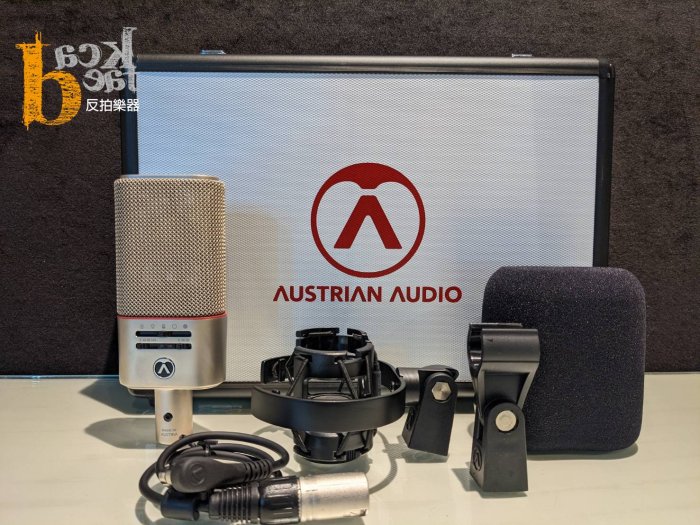 【反拍樂器】Austrian Audio OC818 Studio Set 大震膜電容式麥克風套裝 錄音室等級 公司貨