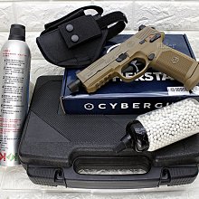 [01] VFC CyberGun FNX-45 手槍 瓦斯槍 沙 優惠組F ( GBB槍BB彈玩具槍生存遊戲射擊