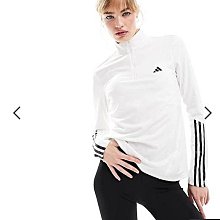 (嫻嫻屋) 英國ASOS-adidas Originals 白色拉鍊高領長袖上衣AA24