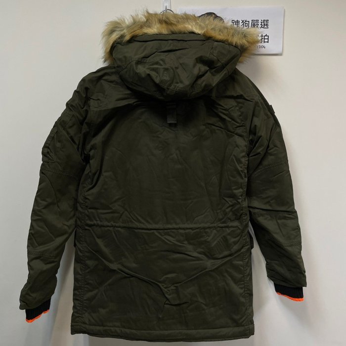 跩狗嚴選 極度乾燥 Superdry M51 大衣 長版 軍綠 超細纖維 軍裝夾克 外套 風衣 防風保暖 N3B