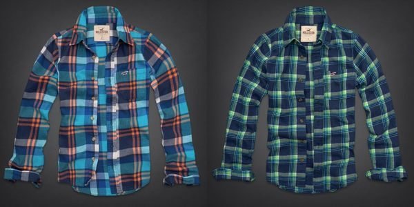 Hollister (HCO) 2013 HUNTINGTON BEACH FLANNEL SHIRT 長袖法蘭絨襯衫