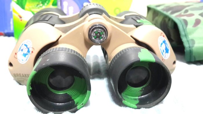 Breaker Cobra Camouflage Binoculars Hunting Compass Case