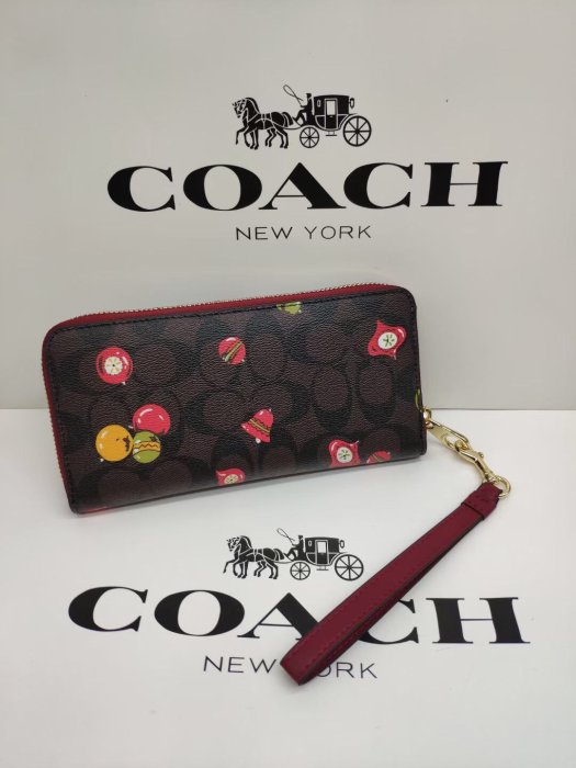 現貨熱銷-COACH 7410 7411 迪士尼聯名款長款錢包 長夾 皮夾 購美國代購Outlet專場 可團購