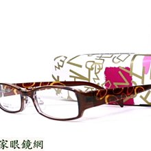 《名家眼鏡》ACQ 流行時尚咖啡色光學膠框 NO.253【台南成大店】