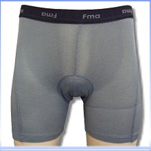 FMA自行車女款內褲，透氣，吸濕排汗，柔軟舒適，白、灰、黑 零碼出清"喜樂屋" 台灣製