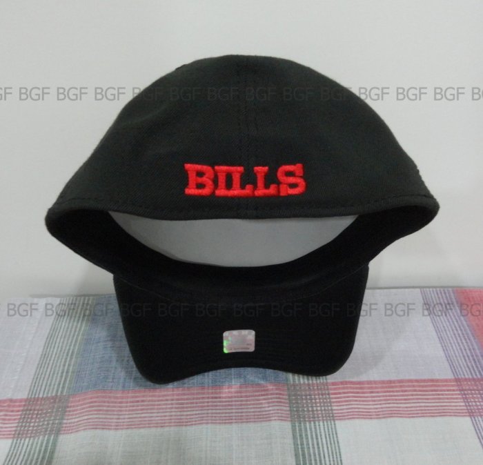 (寶金坊) NEW ERA 39FIFTY NFL 美式足球 Bills 水牛城比爾隊球帽 S/M 頭圍56-58 黑色