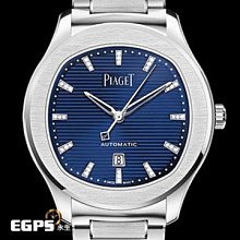 【永久流當品】PIAGET 伯爵 Polo Date系列 G0A46018 原廠鑽石時標 VHO5817