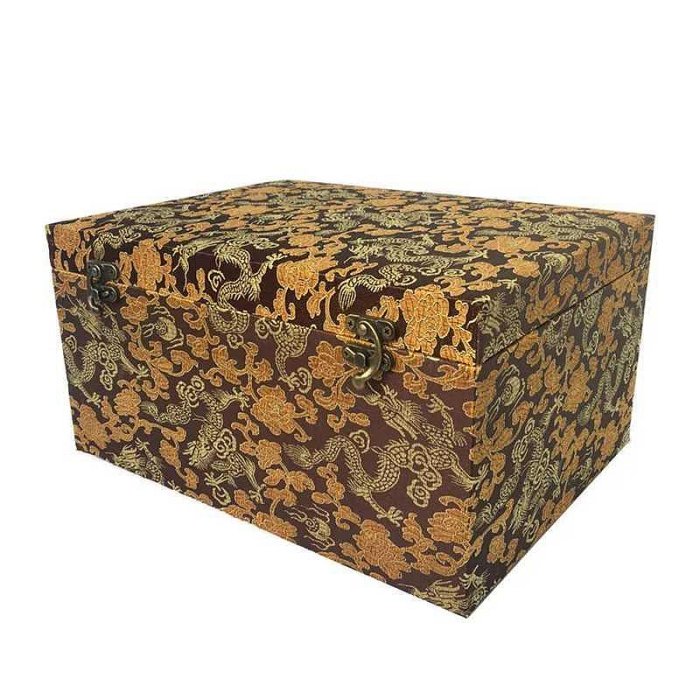 玖玖大號木質錦盒 瓷器玉器禮品包裝盒 擺件把玩雕件珠寶箱飾品盒定制