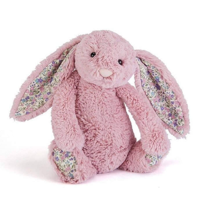 [小珊瑚］英國購入正貨 36cm JELLYCAT 小碎花 邦尼兔 安撫兔 Bunny Large 大款 絨毛安撫玩偶