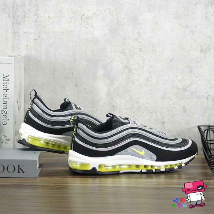 球鞋補習班 NIKE AIR MAX 97 JANPAN OG NEON 黑色 螢光綠 3M 慢跑 921826-004