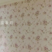 [禾豐窗簾坊]北歐鄉村浪漫風花束圖騰日本壁紙/壁紙窗簾裝潢安裝施工
