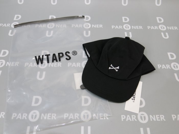 Dou Partner】WTAPS T-6L 03 CAP COTTON TWILL X1.0 骨頭老帽帽子黑色