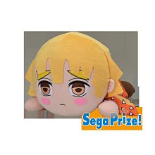 4165本通 日本 SEGA 景品 鬼滅の刃 趴趴公仔 絨毛娃娃-我妻善逸  31360 下標前請詢問