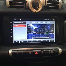 賓士M-Benz SMART 9吋 Android 安卓版 9吋 觸控螢幕主機 導航/USB/藍芽/WIFI/6+128