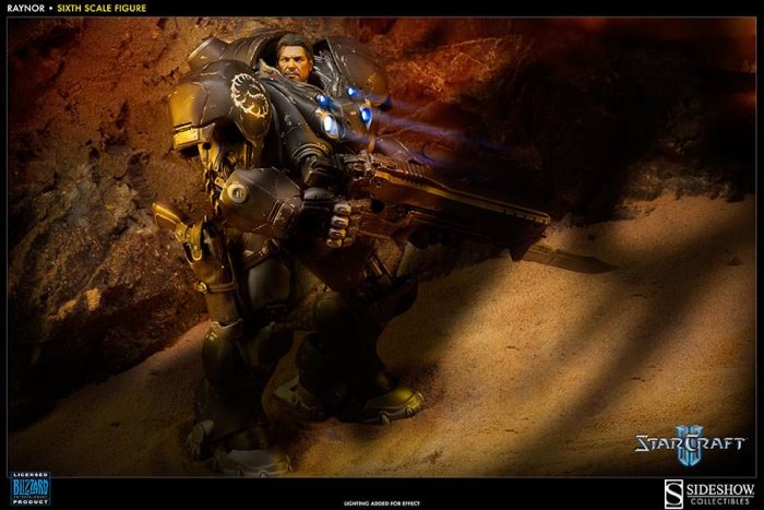 金錢貓雜貨 全新 Sideshow 1/6 Starcraft 2 星海爭霸2 Jim Raynor 吉姆 雷諾