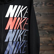 CA 美國運動品牌 NIKE 女款 黑色 連帽外套 L號 一元起標無底價Q264